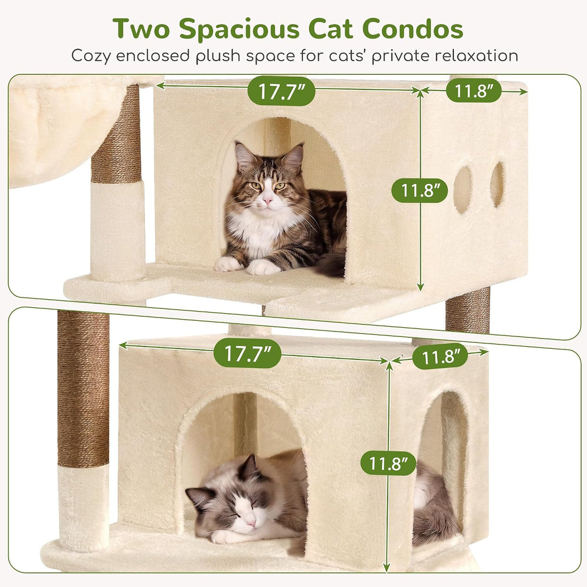 Globlazer Árbol para gatos Maine Coon extragrande de 83 pulgadas, F83J