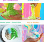 Playz Kit de fabricación de dulces de baba comestibles para niños de 8 a 12 años – Kit de ciencia de química de alimentos para niños con 25 experimentos para hacer chocolates de baba, kits de ciencia