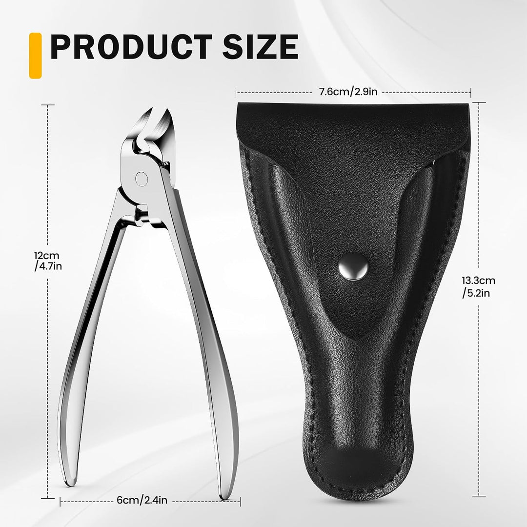 BEZOX Cortaúñas para uñas gruesas de los pies - Cortauñas de resort...