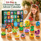 Calendario de Adviento 2026 Flores Botánico Mini Juego de Construcción para