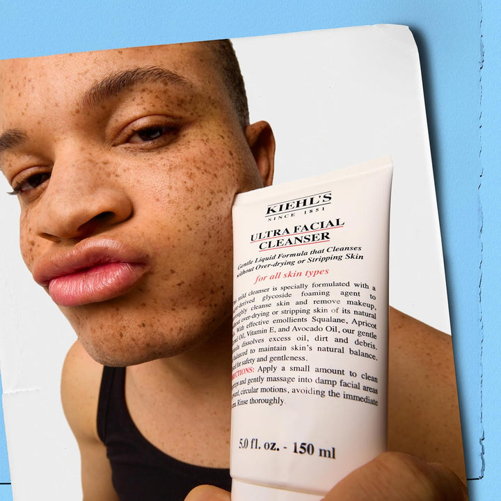 Kiehl's Limpiador Facial Ultra, Limpiador Facial Espumoso Liger...
