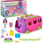 Gabby's Dollhouse Celebration Party Bus, Transforming Playset con Gabby DJ