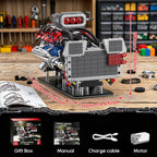 Kit de modelo de motor V8 que funciona, kit de motor muscular avanzado de