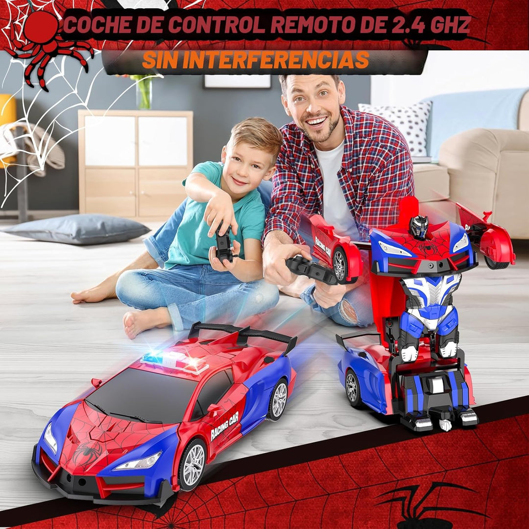 Auto a control remoto con transformación de un botón, autos RC que...