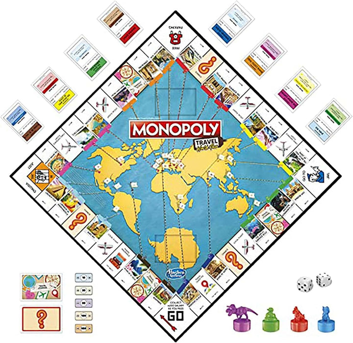 Hasbro Gaming Monopoly World Tour - Juego de mesa con