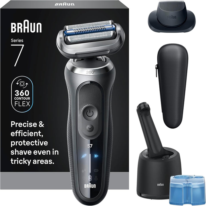 Braun Afeitadora eléctrica para hombre, Series 7 7171cc, afeitado e...