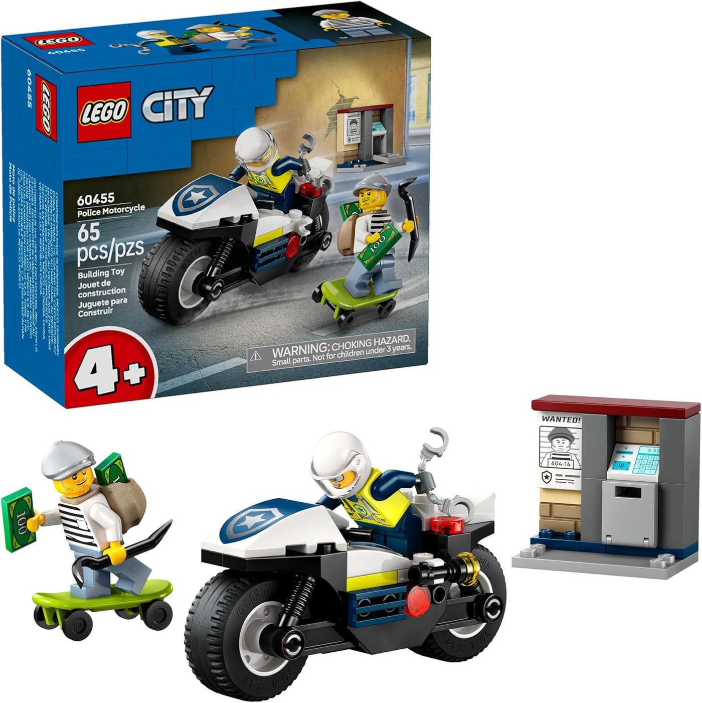 LEGO City Police - Juguete de construcción de persecución