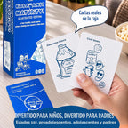 Juego de cartas para niños contra la madurez, divertidos juegos familiares
