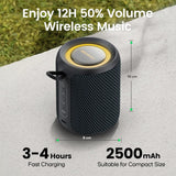 Altavoz Bluetooth inalámbrico, IP67 impermeable y a prueba de polvo...
