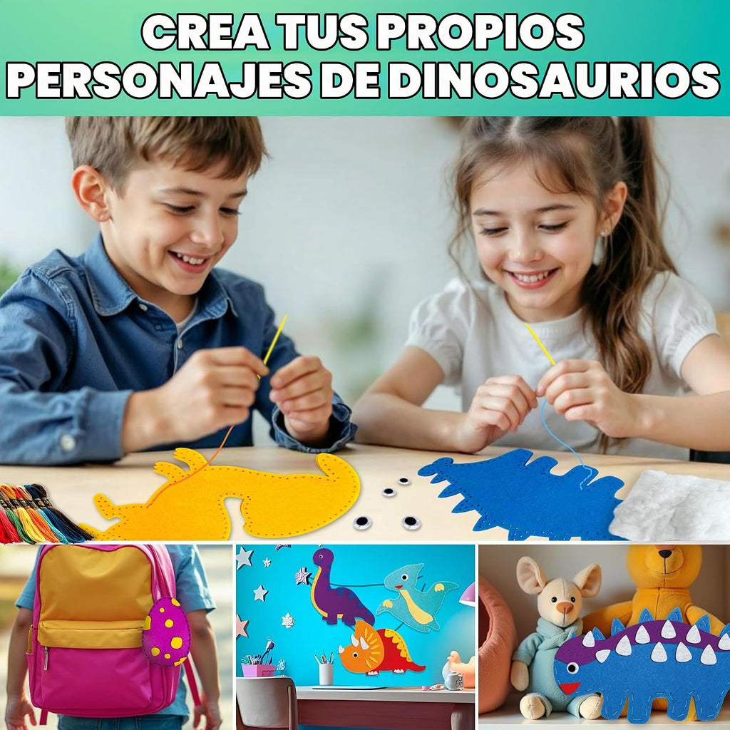 Kits de costura para niños de 5 a 8 a 12 años, kit de costura para