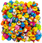 Arttyma Patos de Goma a Granel, Surtido de Patitos para Flotar en Jeeps, Juguetes de Baño de Patos para Favores de Fiesta (Paquete de 100)