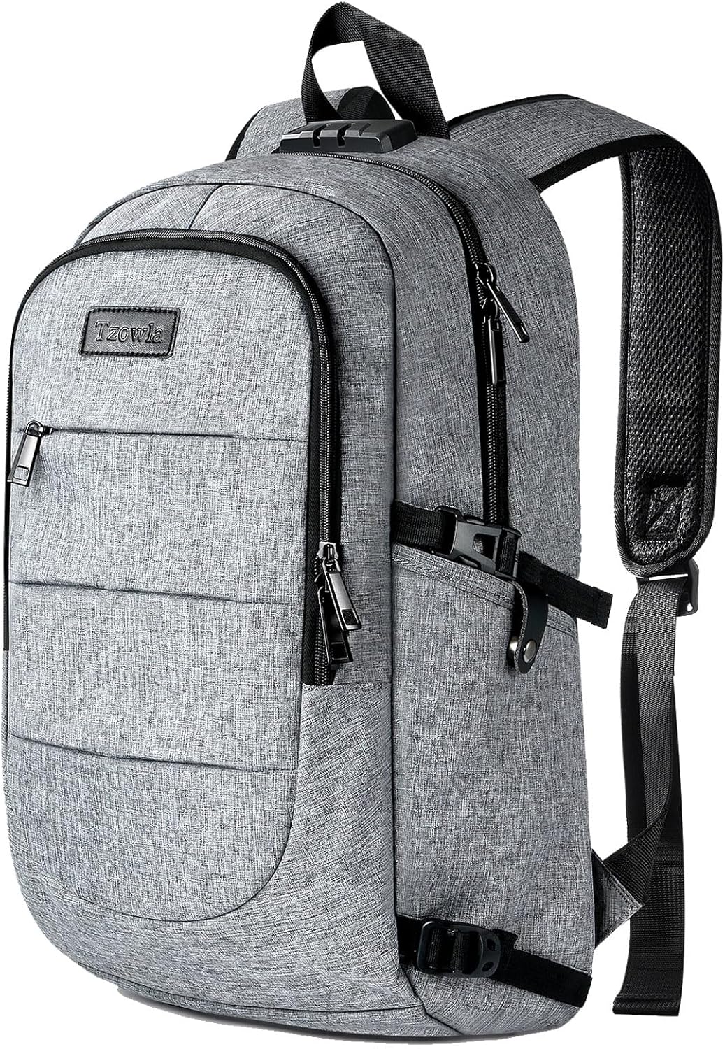 Mochila para computadora portátil unisex, antirrobo, resistente al...