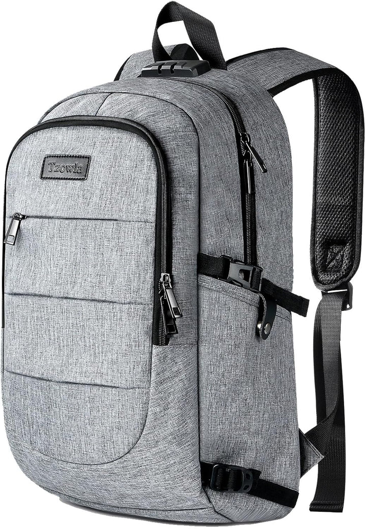Mochila para computadora portátil unisex, antirrobo, resistente al...