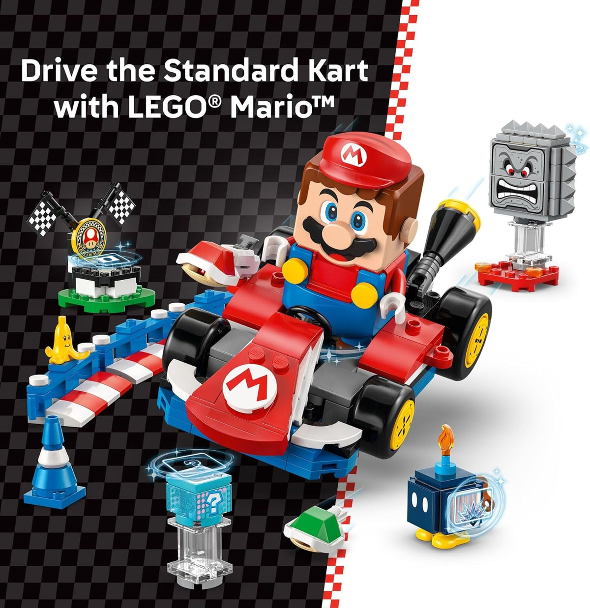 LEGO Super Mario Mario Kart - Juguete interactivo de Mario