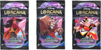Ravensburger Disney Lorcana TCG: Rise of the Floodborn Booster Pack Display | 24 paquetes con 12 cartas coleccionables cada uno | Ideal para coleccionistas y fanáticos de Disney | Adecuado para mayores de 8 años