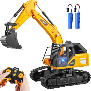 JOYIN Excavadora de Control Remoto Juguetes para Niños, Excavadora...