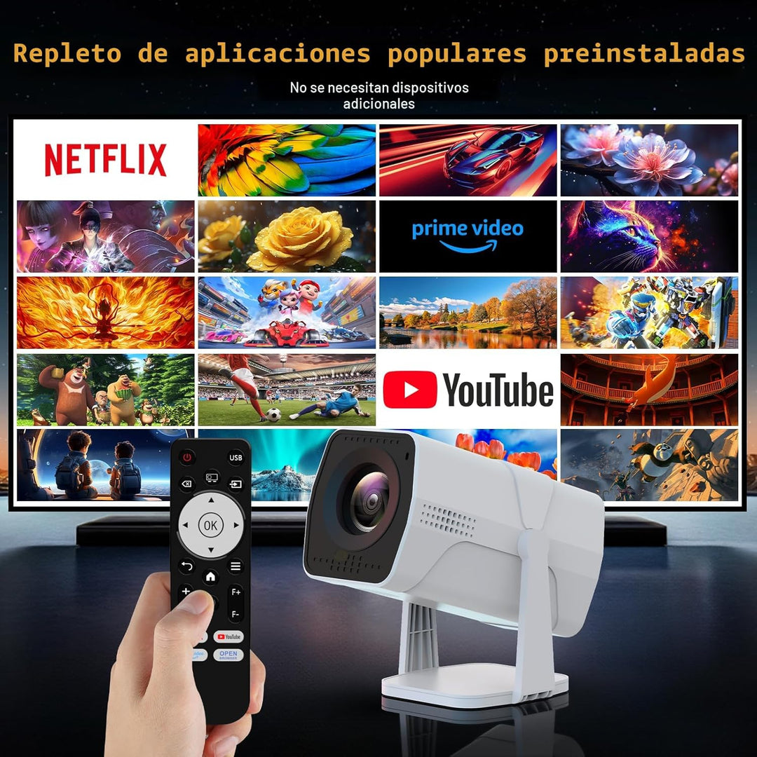 Aplicación de Netflix disponible: proyector TMY con aplicaciones in...