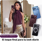 CASEKOO Funda color borgoña brillante para iPhone 18 Pro Max, soporte