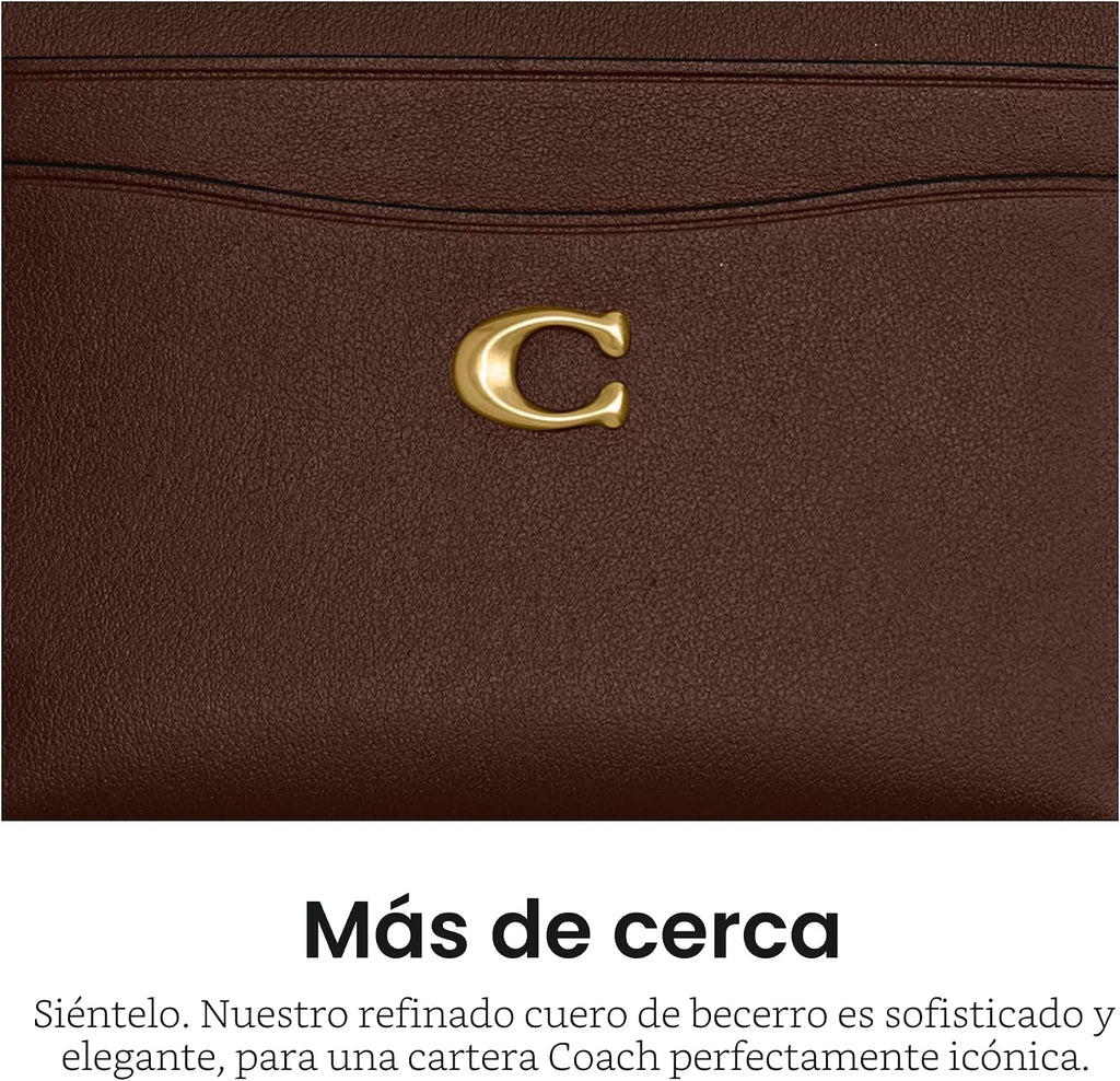 Coach, Estuche para tarjetas esenciales, arce, talla única
