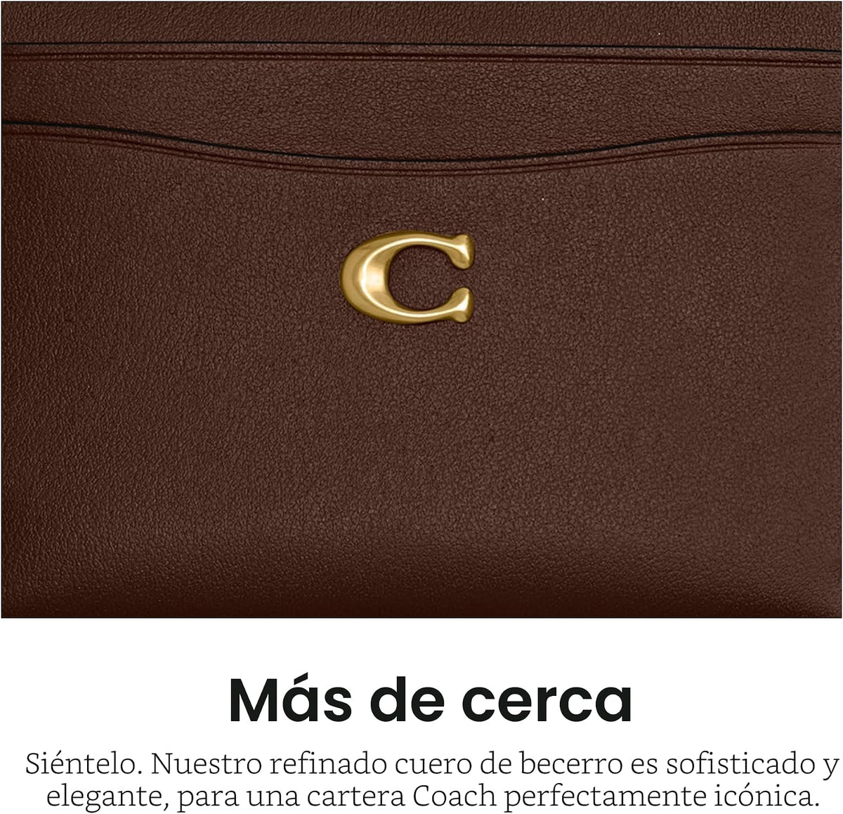 Coach, Estuche para tarjetas esenciales, arce, talla única