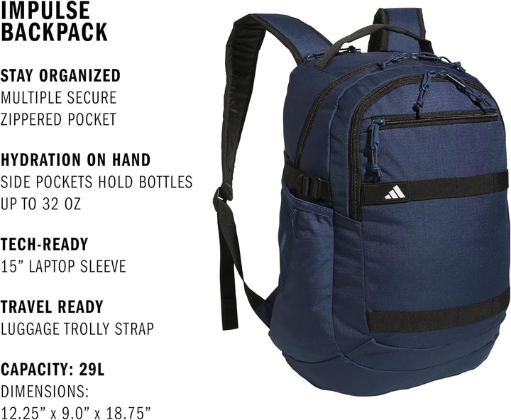 Mochila Impulse, bolsa deportiva para hombres y mujeres, duradera y...