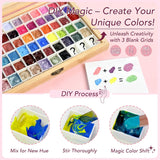 GZIXBDA Paleta de esmaltes de gel y herramientas de 57 colores | Pi...