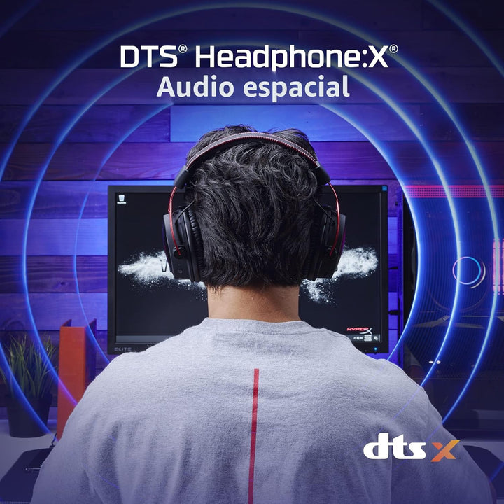 HyperX Cloud Alpha Wireless - Auriculares para juegos para PC, bate...