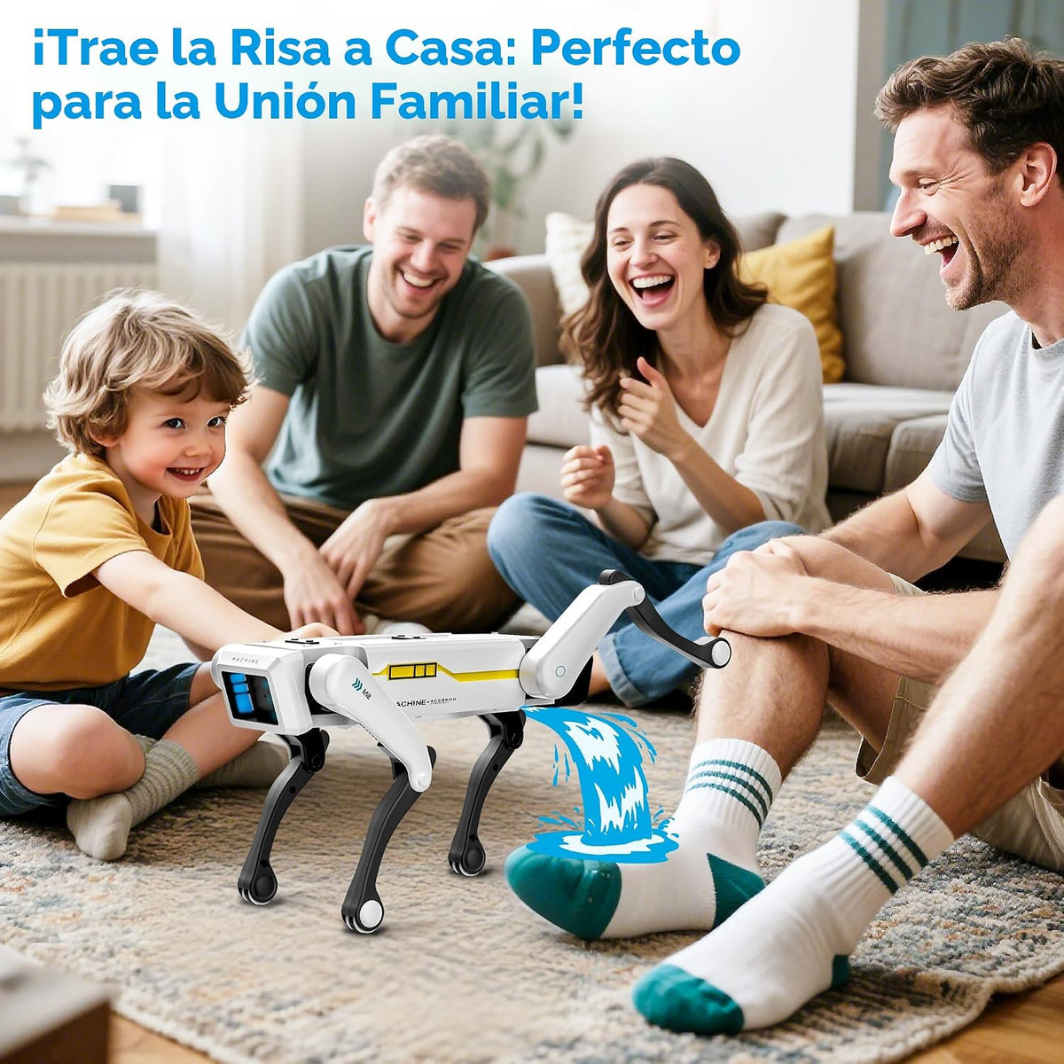 Smart Robot Dog - Mascota interactiva STEM con control de voz, más de 30 acciones y programación de aplicaciones, diseño duradero para niños a partir de 6 años (compatible con iOS/Android)