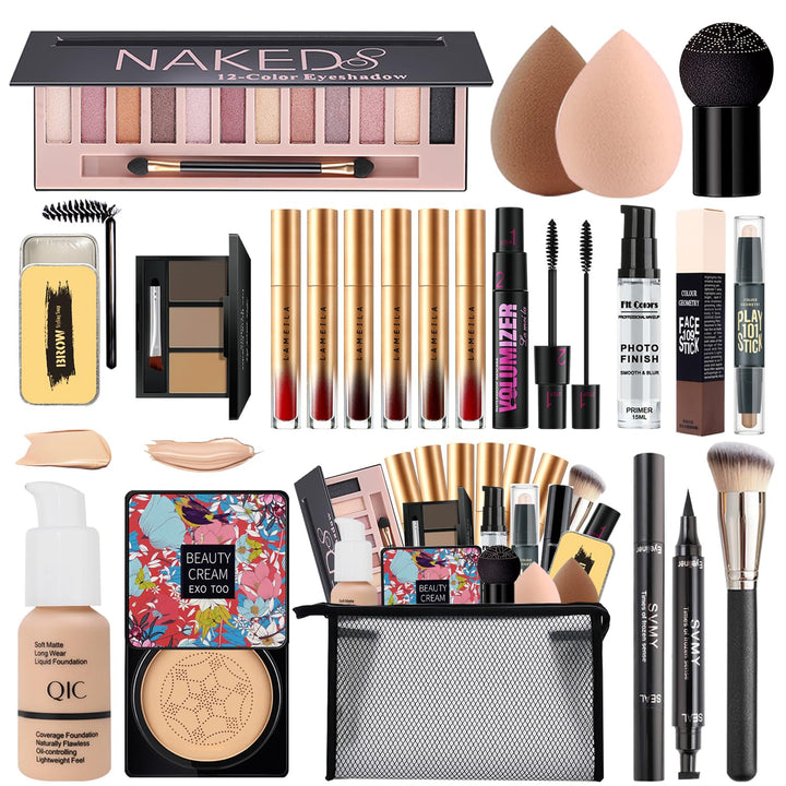 Kit completo de maquillaje todo en uno para mujeres kit completo, j...