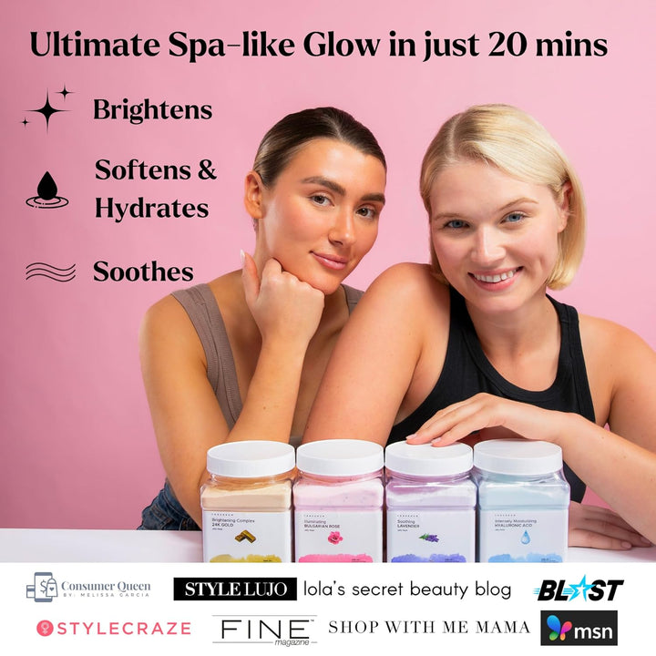 VogueNow Mascarilla facial de gelatina prémium para tratamientos fa...
