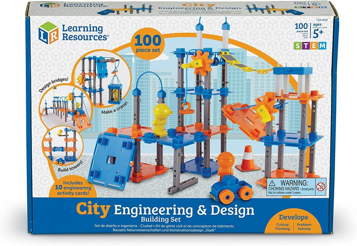 Learning Resources Juego de construcción de ingeniería y diseño de...