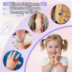 Nicella Kit de fabricación de pulseras, regalos para niñas de 8 a 12 años, kit de telar de tejido, más de 1300 piezas de kits de manualidades para niños con 2 peines de tejido, regalos de Pascua para niñas de 6, 7, 8, 9, 10, 11, 12 años