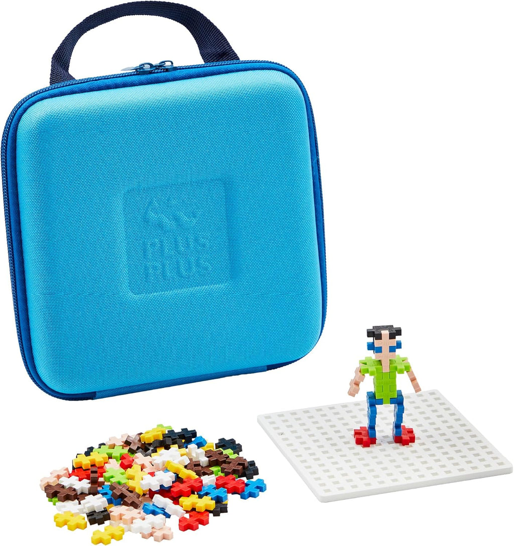PLUS PLUS Estuche de viaje, mezcla básica de 100 piezas, mini bloques de