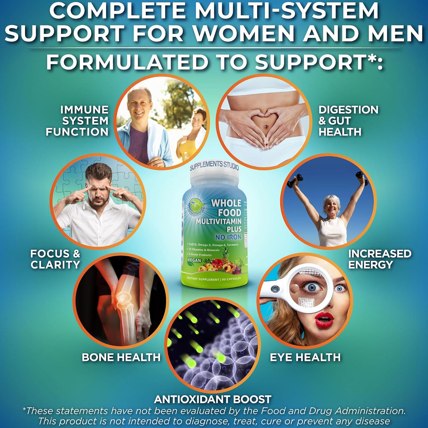 Equilibrio hormonal vegano, apoyo inmunológico y apoyo antioxidante...