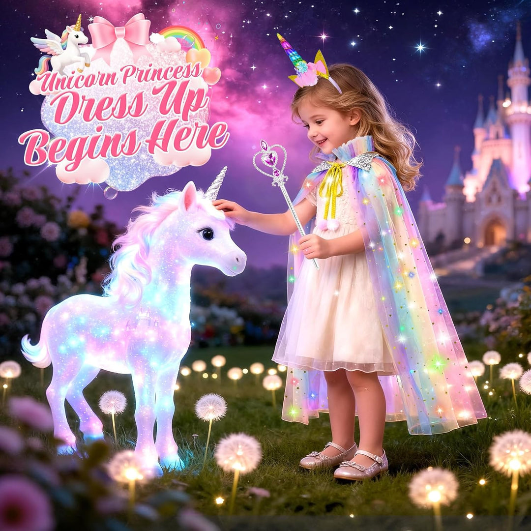 Rolevoria Juguetes de Unicornio para Niñas de 3 a 6 años