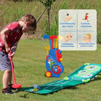 Liberry Juego de Palos de Golf para Niños Pequeños, Juguete para Niños y Niñas de 1 2 3 4 Años, Azul