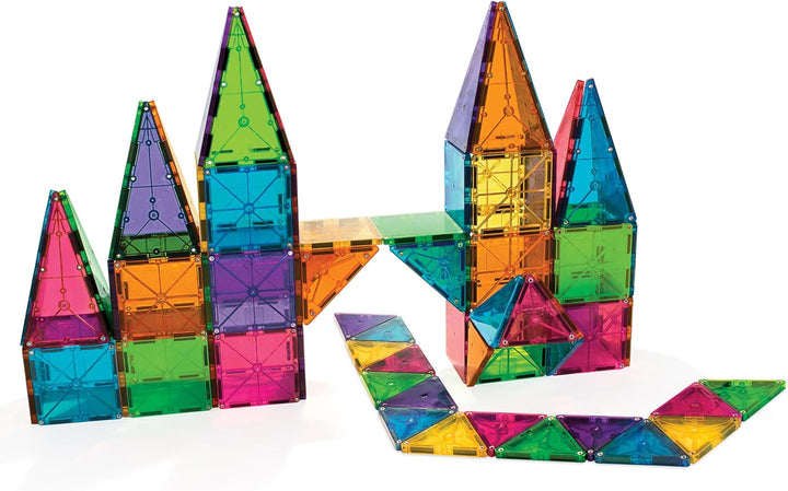 MAGNA-TILES Juego clásico de construcción magnética de 100