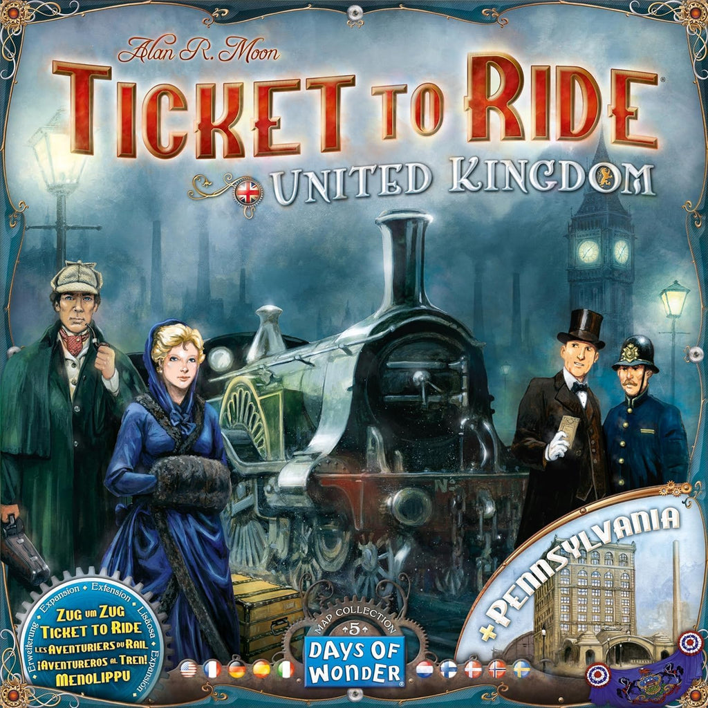 Ticket To Ride Colección Mapas Volumen 5: Juego de Mesa Reino Unido