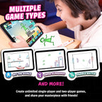 Abacus Brands Pixicade+ - Dibuja tu propio creador de videojuegos, regalo para niños a partir de 6 años