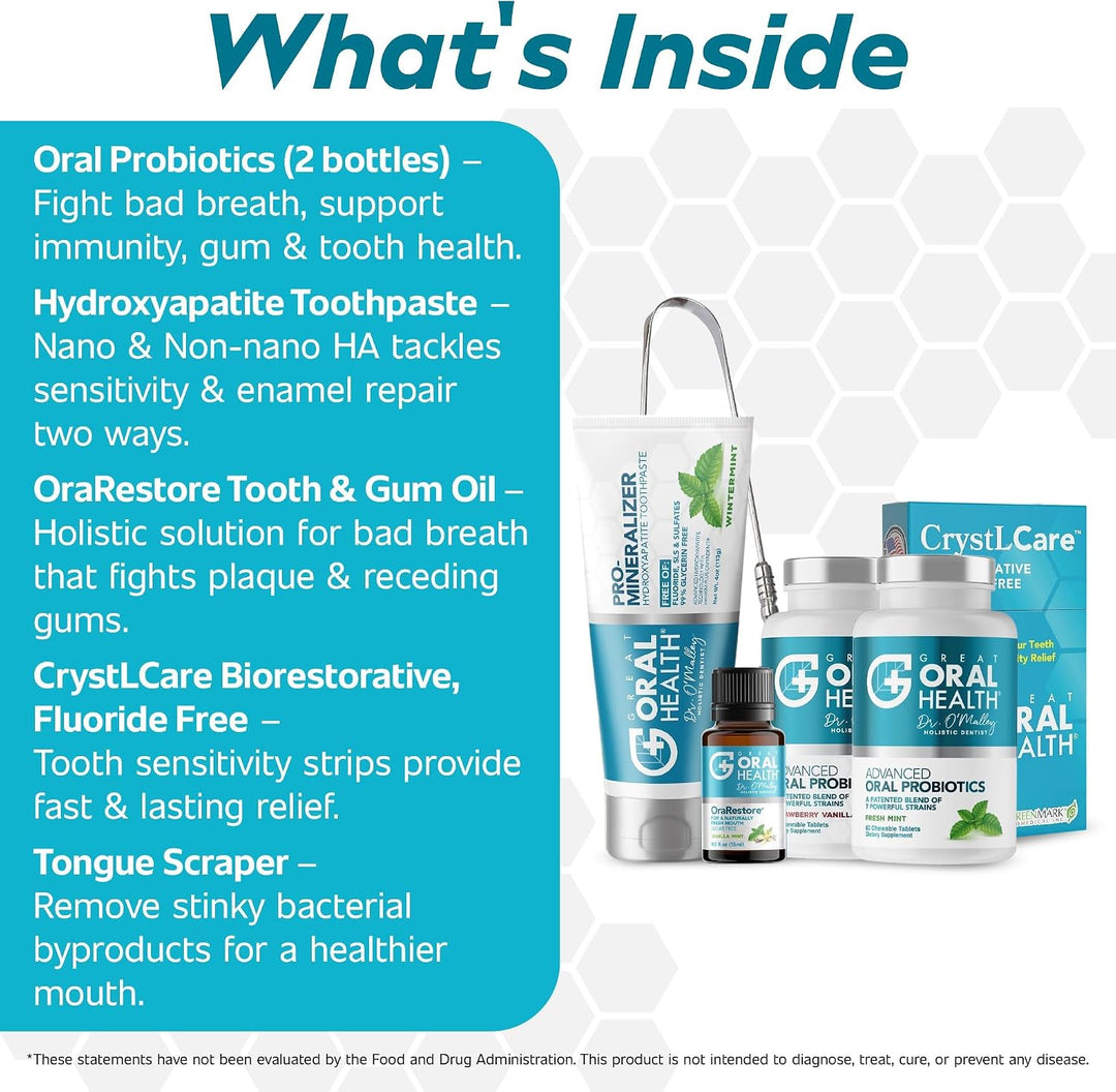 Kit de Cuidado Dental 6 en 1 Productos de Higiene Bucal para Adulto...