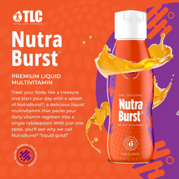 Total Life Changes NutraBurst Multivitamínico líquido, apoyo nutric...