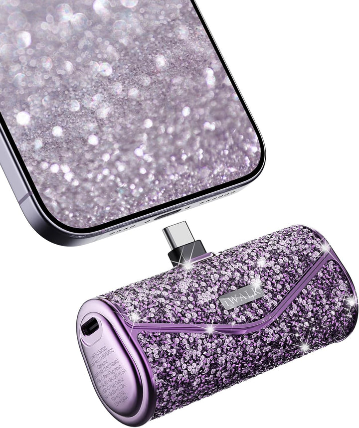 iWALK - Cargador portátil mejorado brillante de 22.5W, batería exte...