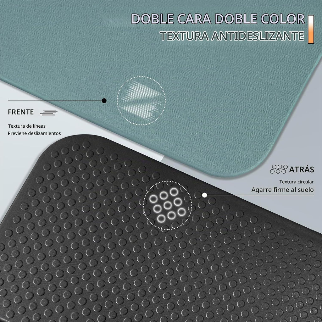 PAIDU Esterilla de yoga plegable para fitness, extra gruesa de 2/5 pulgadas (0.394 in) | TPE antideslizante certificado SGS | 75 x 26 pulgadas extra larga | portátil y fácil de almacenar | para yoga
