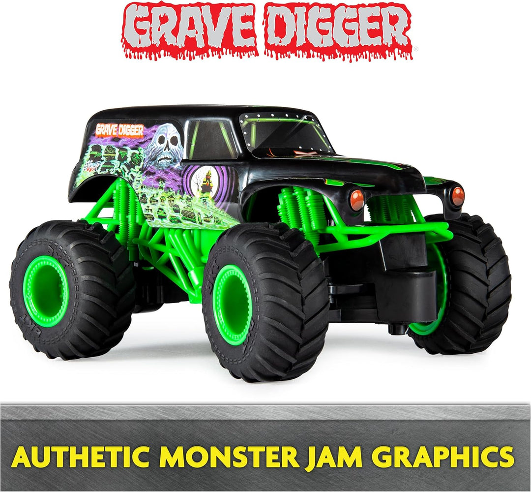 Monster Jam - Camión monstruo de control remoto oficial Grave Digge...