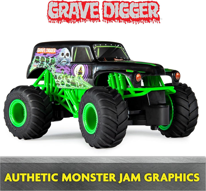 Monster Jam - Camión monstruo de control remoto oficial Grave Digge...