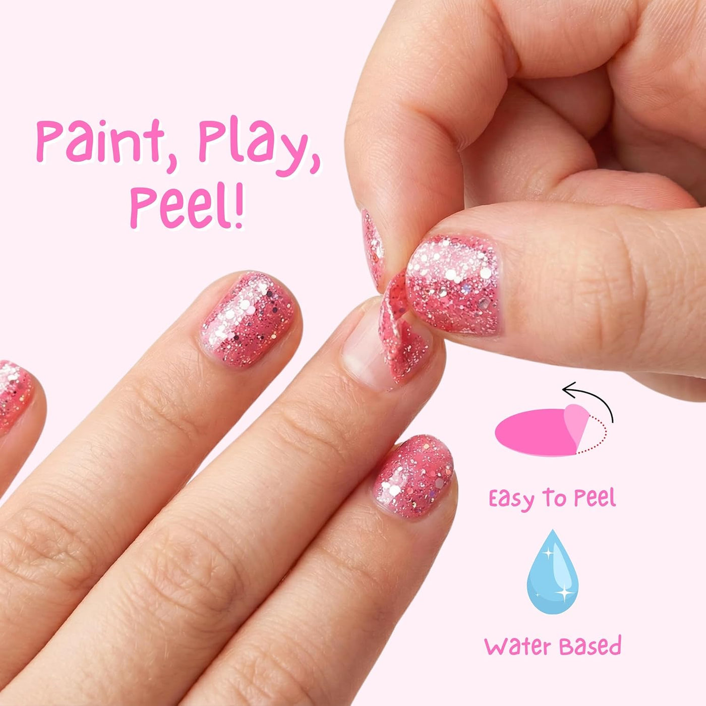 Miss Nella Juegos de regalo de maquillaje para niños con esmalte de...