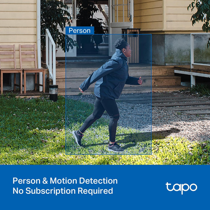 Cámara de seguridad Tapo 2K 3MP para interiores\/exteriores - Detec...