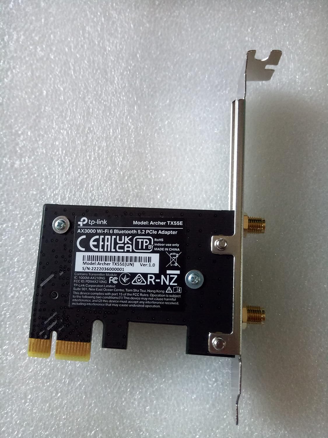 Tarjeta WiFi TP-Link WiFi 6 PCIe para PC de escritorio AX3000 (Arch...