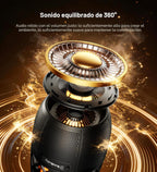 Lámpara Altavoces para exteriores con luces, regalos para hombres y mujeres, IPX5 impermeable, paquete de 2