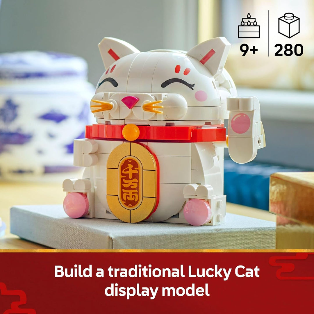 LEGO Juguete de Construcción Lucky Cat para niñas y niños